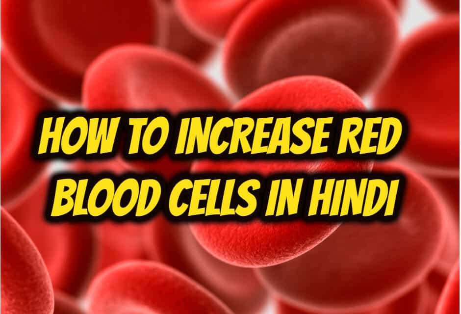 रेड ब्लड सेल्स कैसे बढ़ाएं – how to increase red blood cells in hindi